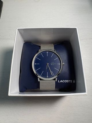 Reloj Moon Lacoste Azul y Plateado