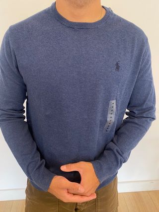 Jersey Ralph Lauren Azul 
Talla M slim fit 
