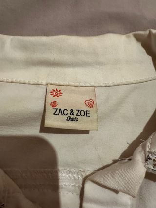 Chaqueta vaquera blanca con adornos
