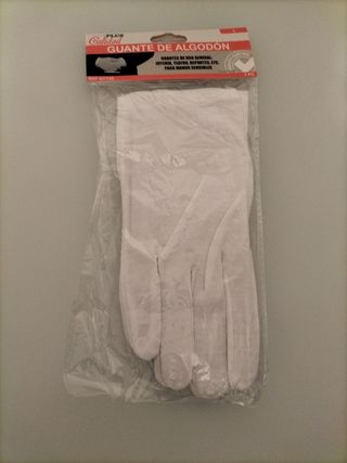 Guantes de Algodón PLUS Calidad Talla L