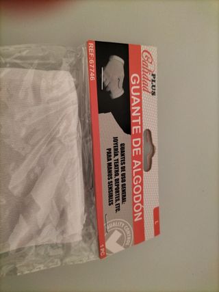 Guantes de Algodón PLUS Calidad Talla L