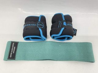 Pesos Tobillo/Muñeca Domyos 0.75kg + Banda Fitness