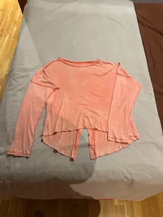 Jersey salmón manga larga