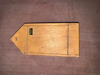 Tríptico religioso madera pintado