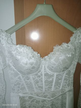 Vestido de Novia Encaje Manga Larga