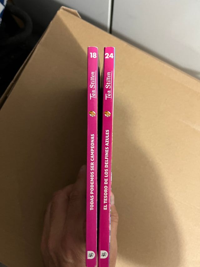 Libros Tea Stilton. Números 18 y 24