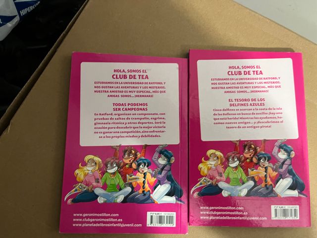 Libros Tea Stilton. Números 18 y 24