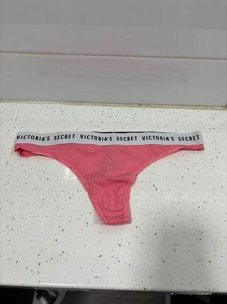 Tanga Victoria's Secret Rosa y Negro