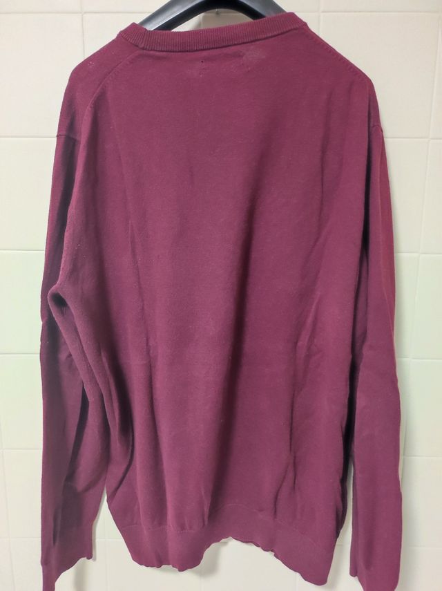 Jersey Cortefiel Hombre granate