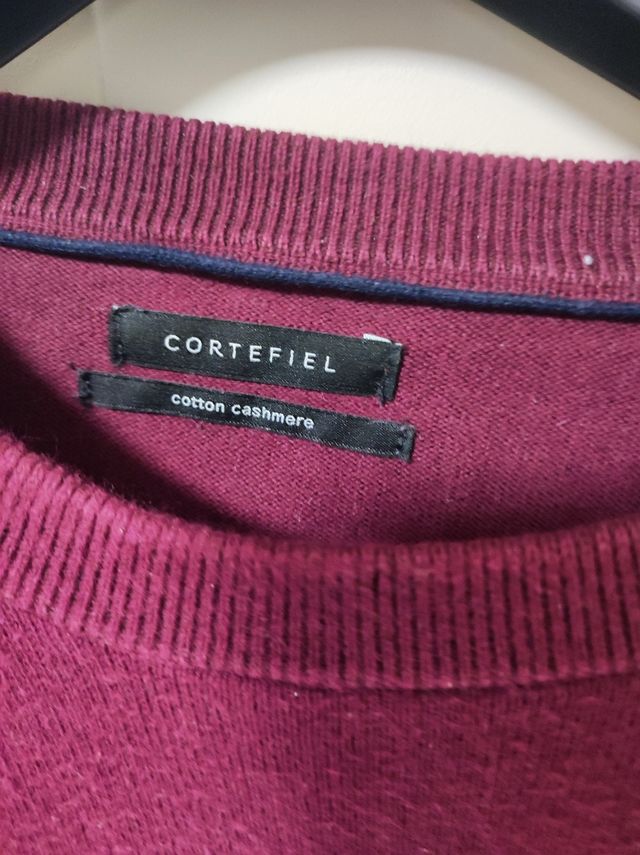 Jersey Cortefiel Hombre granate