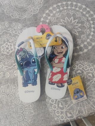 Chanclas Lilo y Stitch Talla L (41/42)