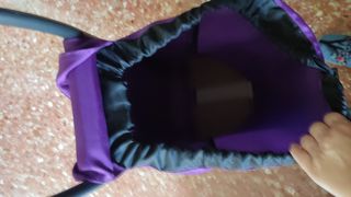 Carrito de la compra morado