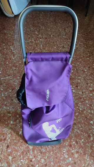 Carrito de la compra morado