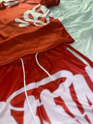 Conjunto Syna World Vermelho e Branco