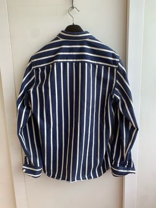 Camicia Zara uomo righe blu e bianche