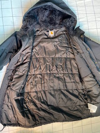 Parka-Abrigo Carhartt Anchorage Negro, Talla XS