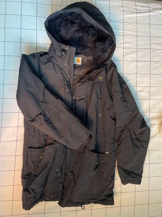 Parka-Abrigo Carhartt Anchorage Negro, Talla XS