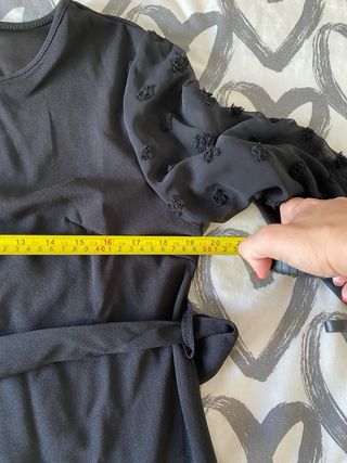 Vestido premamá negro talla L