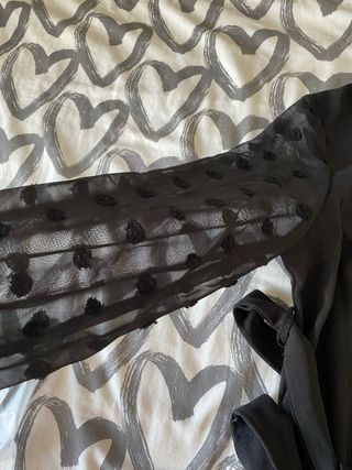 Vestido premamá negro talla L