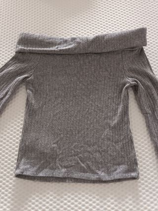 Jersey gris palabra de honor 
