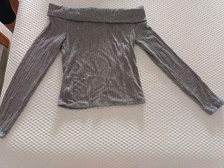 Jersey gris palabra de honor 

