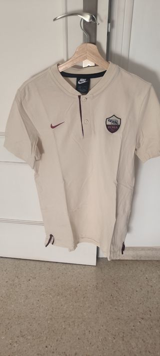 Polo Nike AS Roma Beige