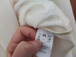 Vestido dorado y blanco lentejuelas