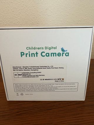 Cámara Instantánea Infantil Azul y Rosa