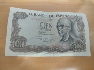 Billete 100 pesetas Banco de España 1970
