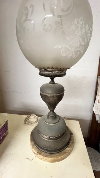 Lámpara Sobremesa Antigua Decorativa