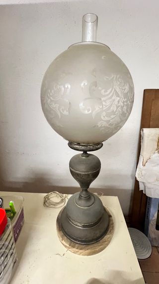 Lámpara Sobremesa Antigua Decorativa