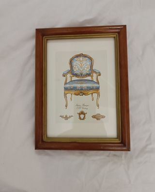 Set di poltrone Cuadros in stile barocco del XV secolo