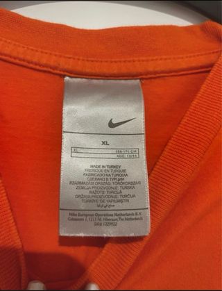 Camiseta Vintage Nike naranja-Talla XL