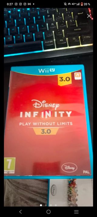 Disney Infinity 3.0 Wii U, insignias y 3 figuras