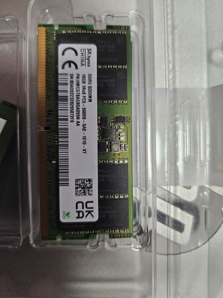 2 Memorias RAM SK hynix 16GB DDR5 SODIMM
