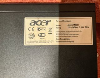 Acer Aspire M3641 PC de sobremesa, 