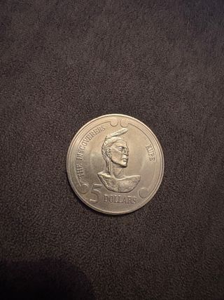 Moneda 5 Dólares The Discoverers