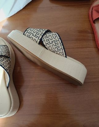 Sandalias Tommy Hilfiger Beige Multicolor