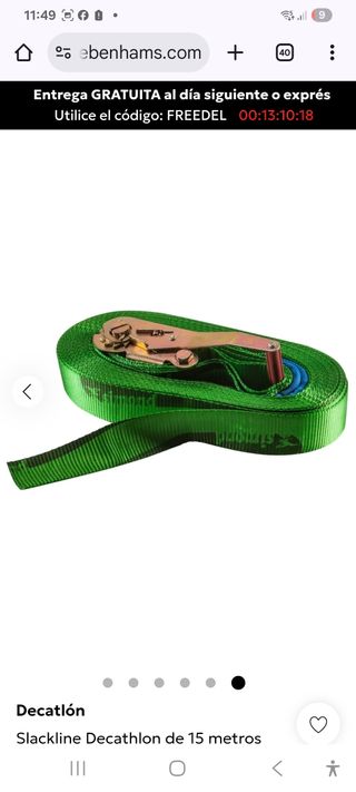 Slackline Simond Decathlon 15m