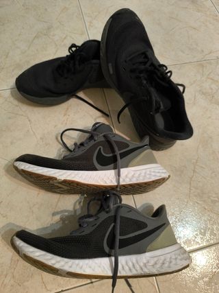 2 Pares Zapatillas Nike Revolution Negro/Gris