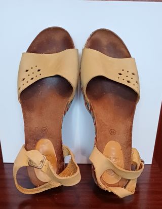 Sandalias 39 Interbios piel suela multicolor 