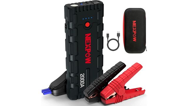 Arrancador Baterías Coche 2000A NEXPOW