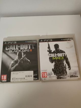 PS3 Call of Duty Black Ops II y MW3