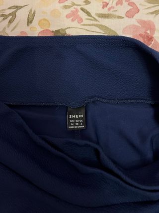 Falda pantalón deportiva azul