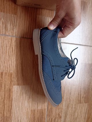 Zapato comunión niño azul marino 