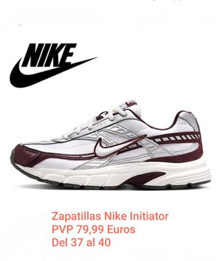 Zapatillas Nike Initiator Plata y Blanco