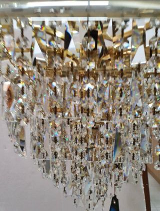 Lámpara Alabastro y Strass Swarovski