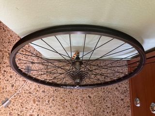 Rueda trasera de bicicleta 26 y cassette