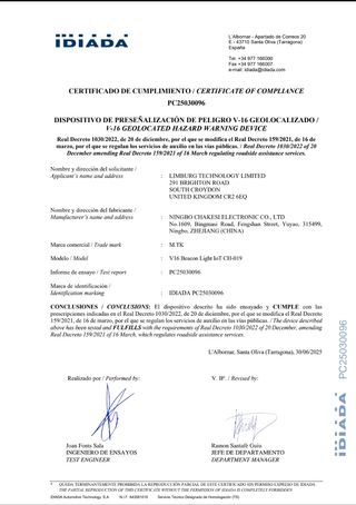 Baliza V16 Homologada DGT 3.0