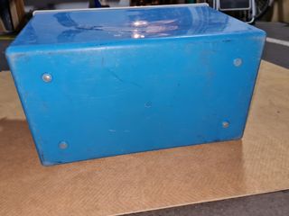 Nevera Portátil 15L Azul y Blanca